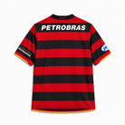 Close-up colletto e texture Flamengo maglia home 2008/09
