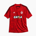 Flamengo maglia third 2014/15 rossa con dettagli neri vista frontale
