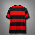 Close-up dettagli e texture Flamengo football shirt rétro 1978/79
