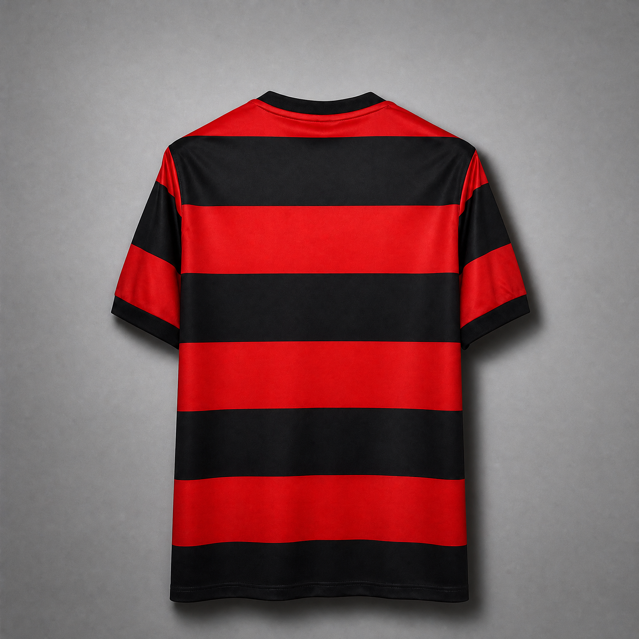 Close-up dettagli e texture Flamengo football shirt rétro 1978/79
