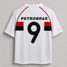 Flamengo maglia calcio vintage 2002/03 vista fronte e retro
