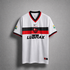Flamengo maglia away 2001/02 bianca con dettagli rosso neri
