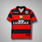 Flamengo maglia home 1999/00 rosso nera stile rétro brasiliano
