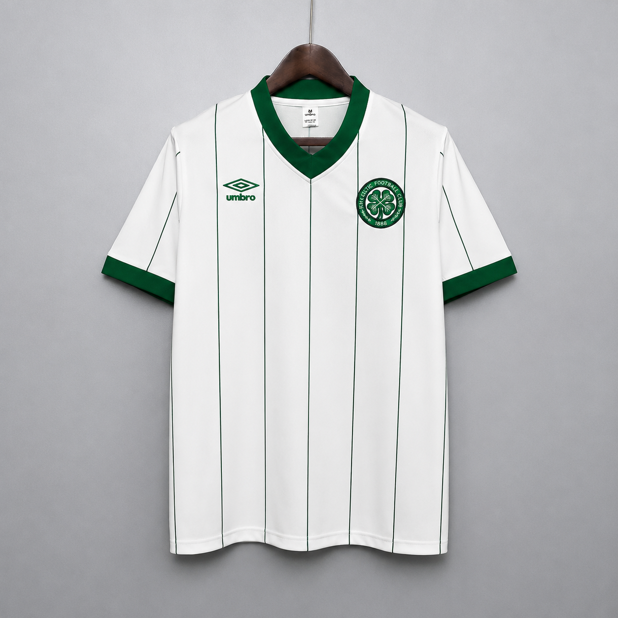 Celtics maglia away 1984/86 bianca con dettagli verdi