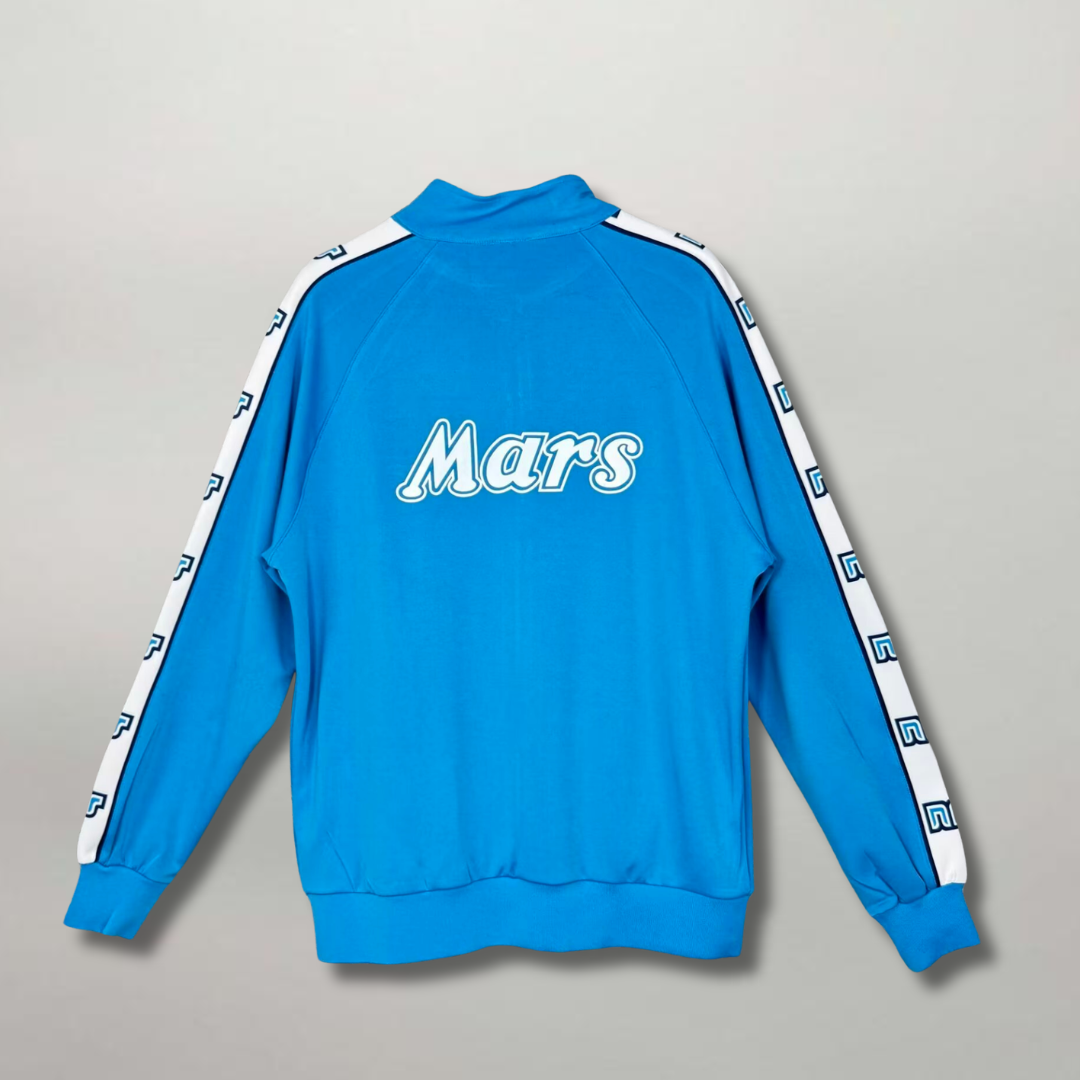 Giacca Napoli 1989/90 Mars Ennerre azzurra retro logo Napoli