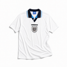 Maglia Beckham Inghilterra Home 1996 vista frontale bianca