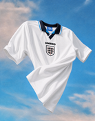 Maglia Beckham Inghilterra Home 1996 indossata con nome e numero 7