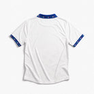 Retro maglia bianca Italia 1994 Baggio numero 10 blu con font originale.