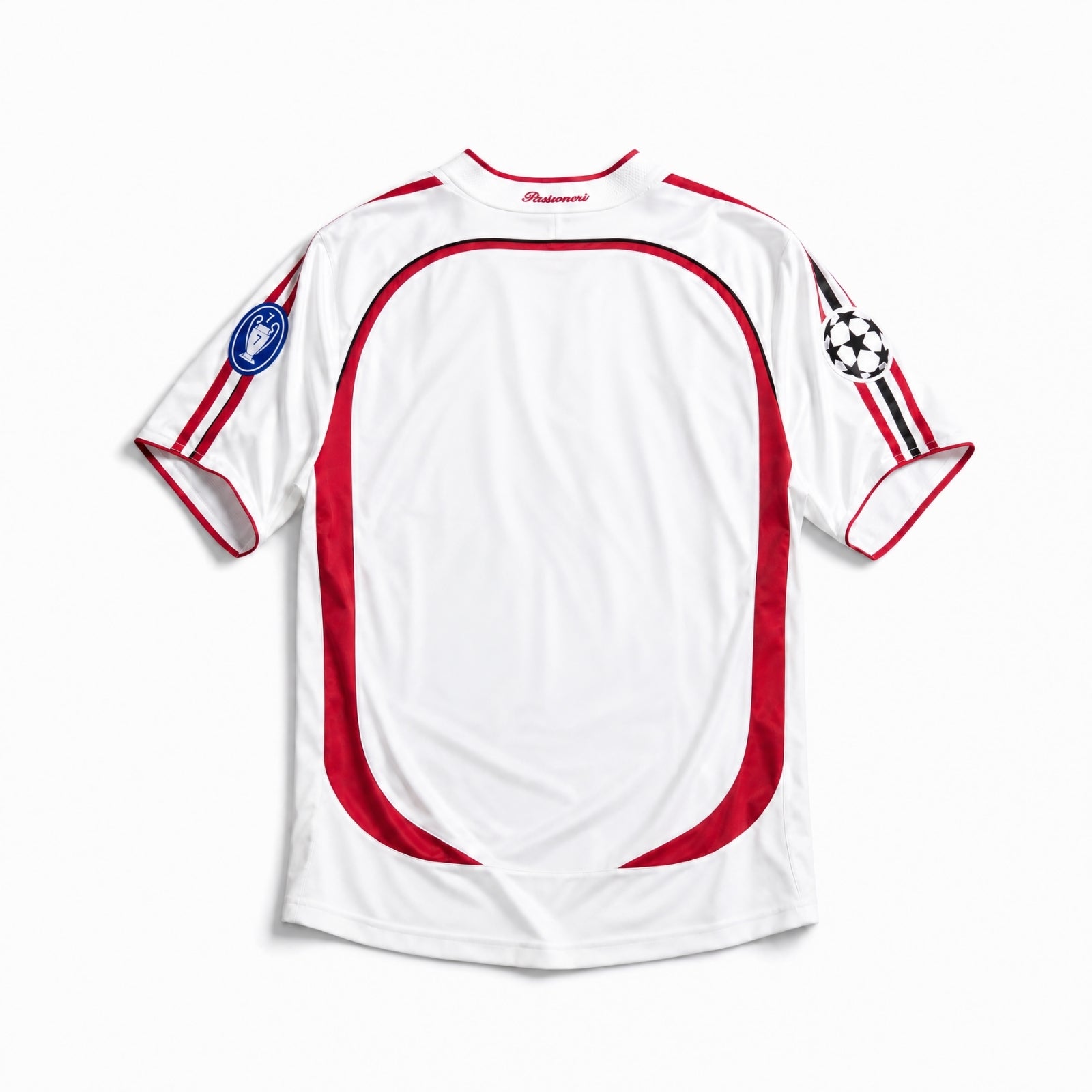 Maglia Milan Away 2006/07 vista frontale bianca con sponsor bwin