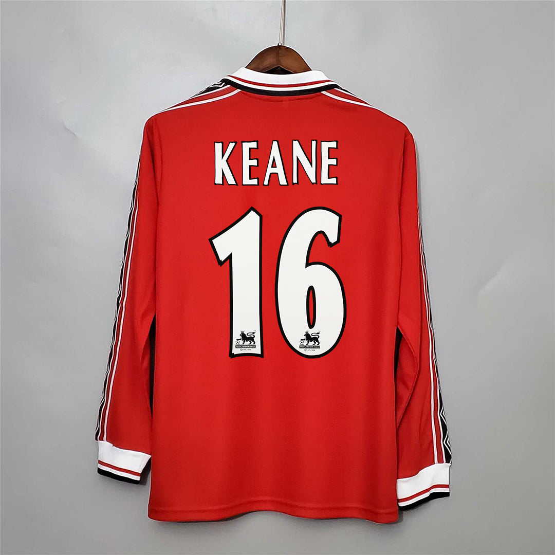 Keane Maglia Manchester United 1998/99 long sleeve retro vista posteriore