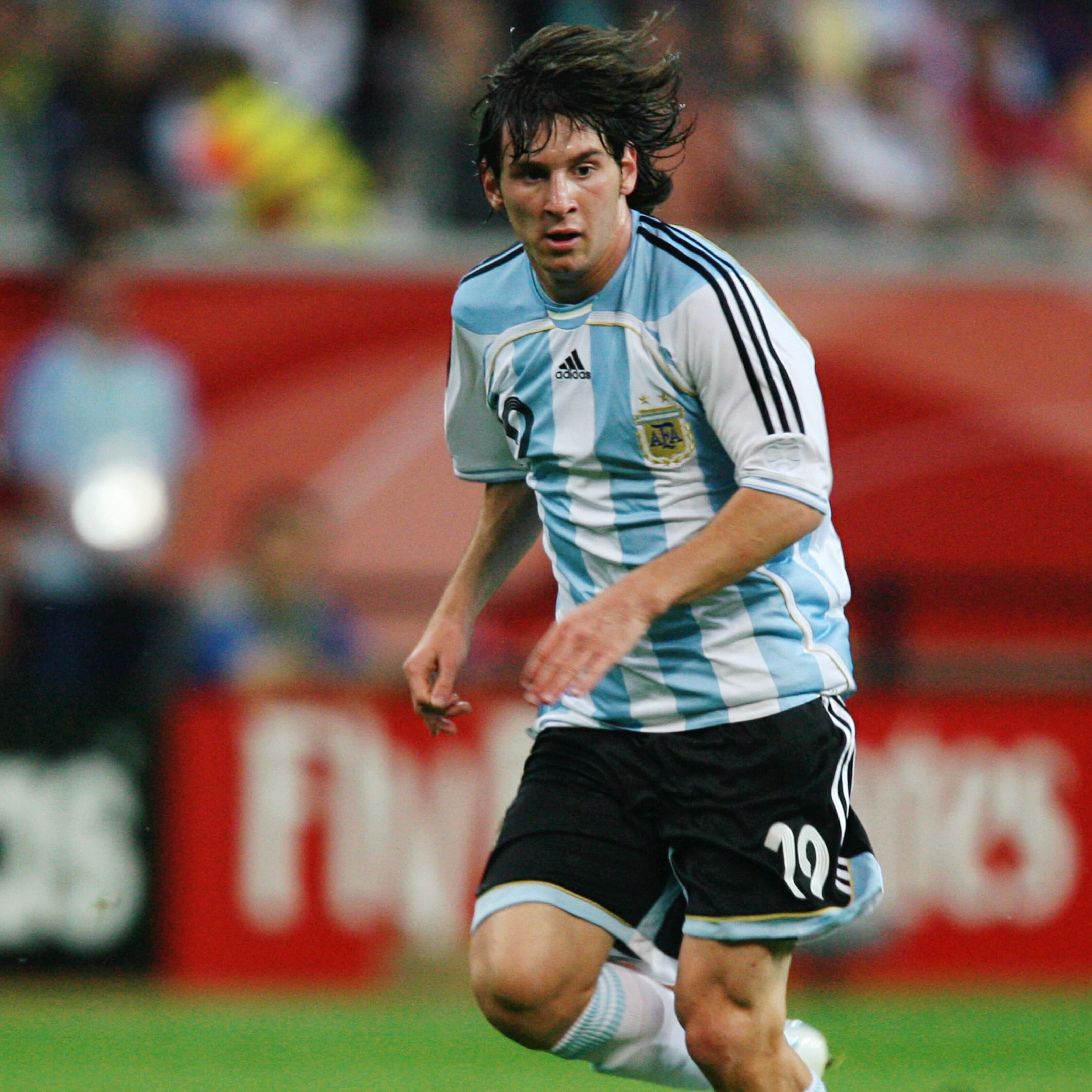 Lionel Messi Argentina 2006 Mondiale Germania con maglia home