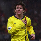 Lionel Messi Barcellona 2008/09 maglia away long sleeve gialla