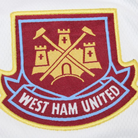 Logo West Ham United su maglia away 1999/00 dettaglio