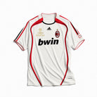 Maglia Milan Away 2006/07 vista frontale bianca con sponsor bwin
