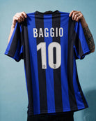 trama del tessuto vintage Inter 1999.
