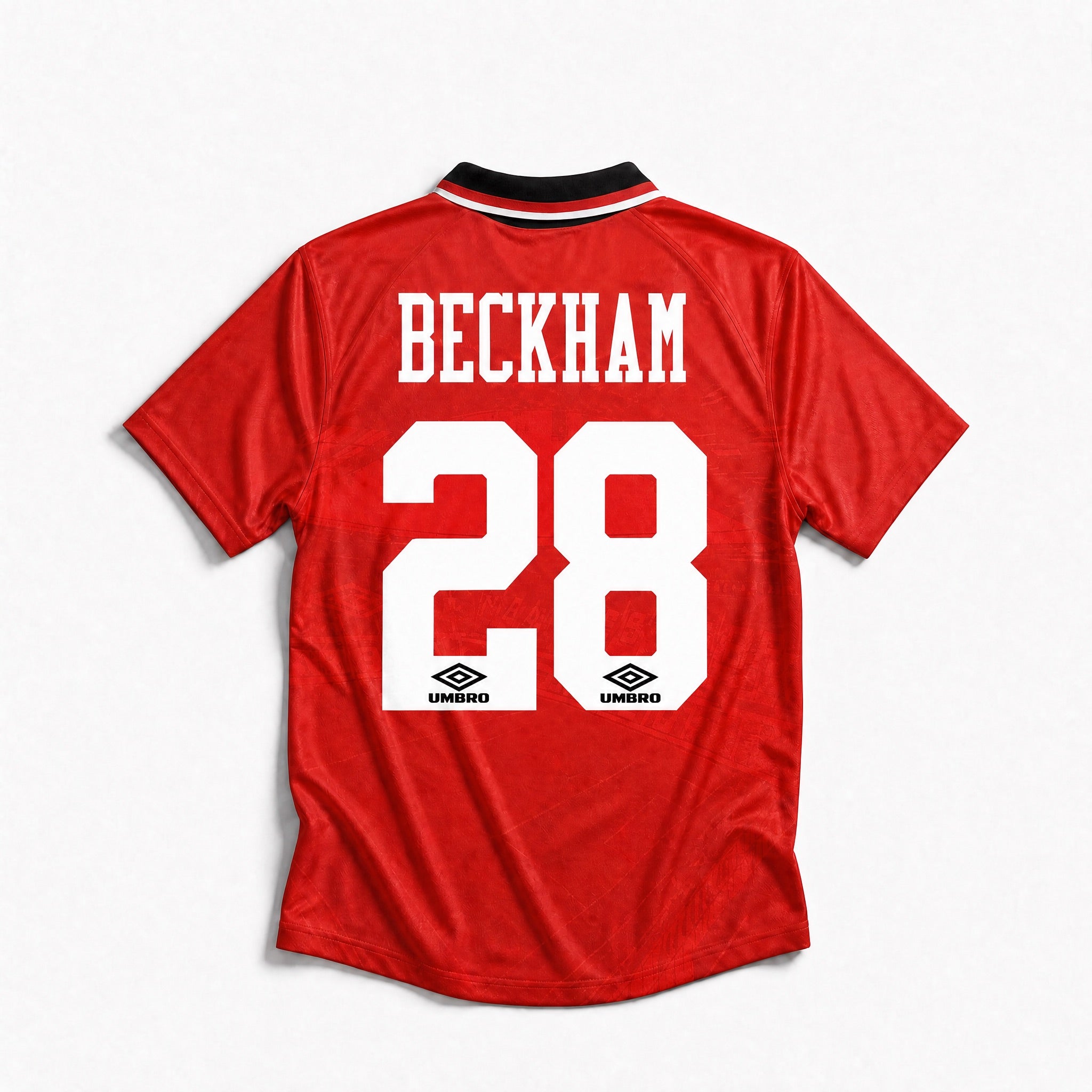 Maglia Beckham Man. United Home 1994/95 numero 28 vista posteriore
