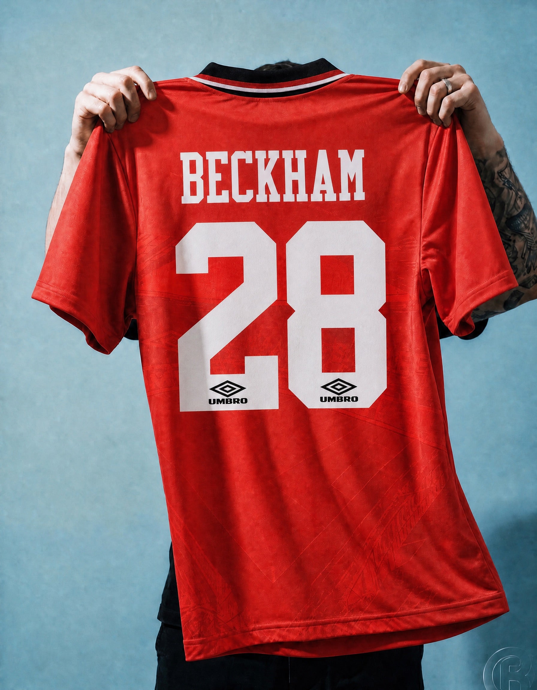 Maglia Beckham Manchester United 1994/95 con nome e numero 28