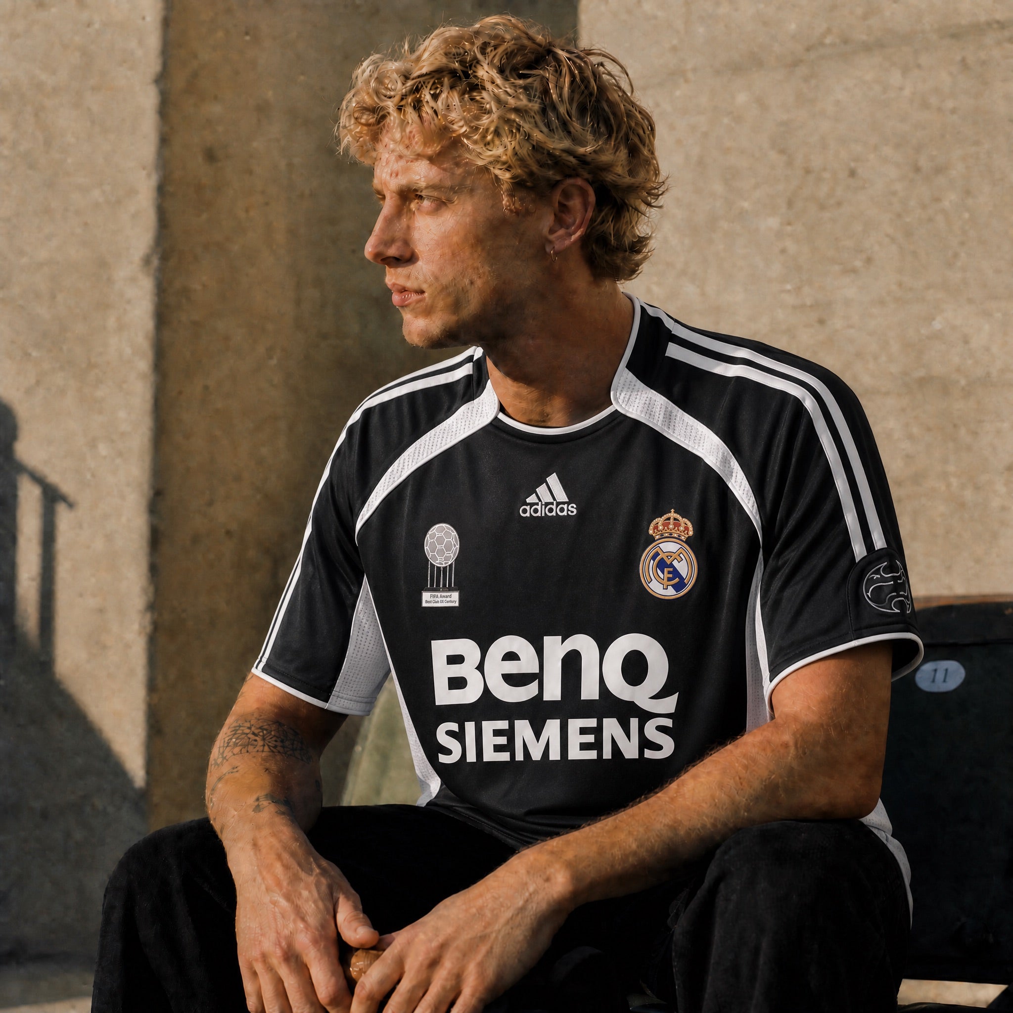 Maglia Beckham Real Madrid 2006/07 dettaglio nome e numero 23