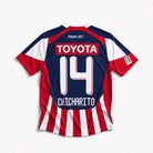 Maglia Chicharito Chivas Home 2008/09 vista posteriore con numero 14