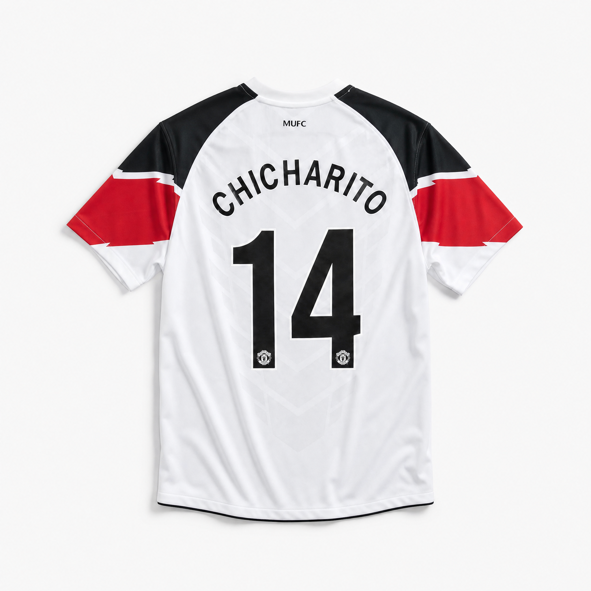 Maglia Chicharito Manchester United Away 2010/11 vista posteriore con numero 14