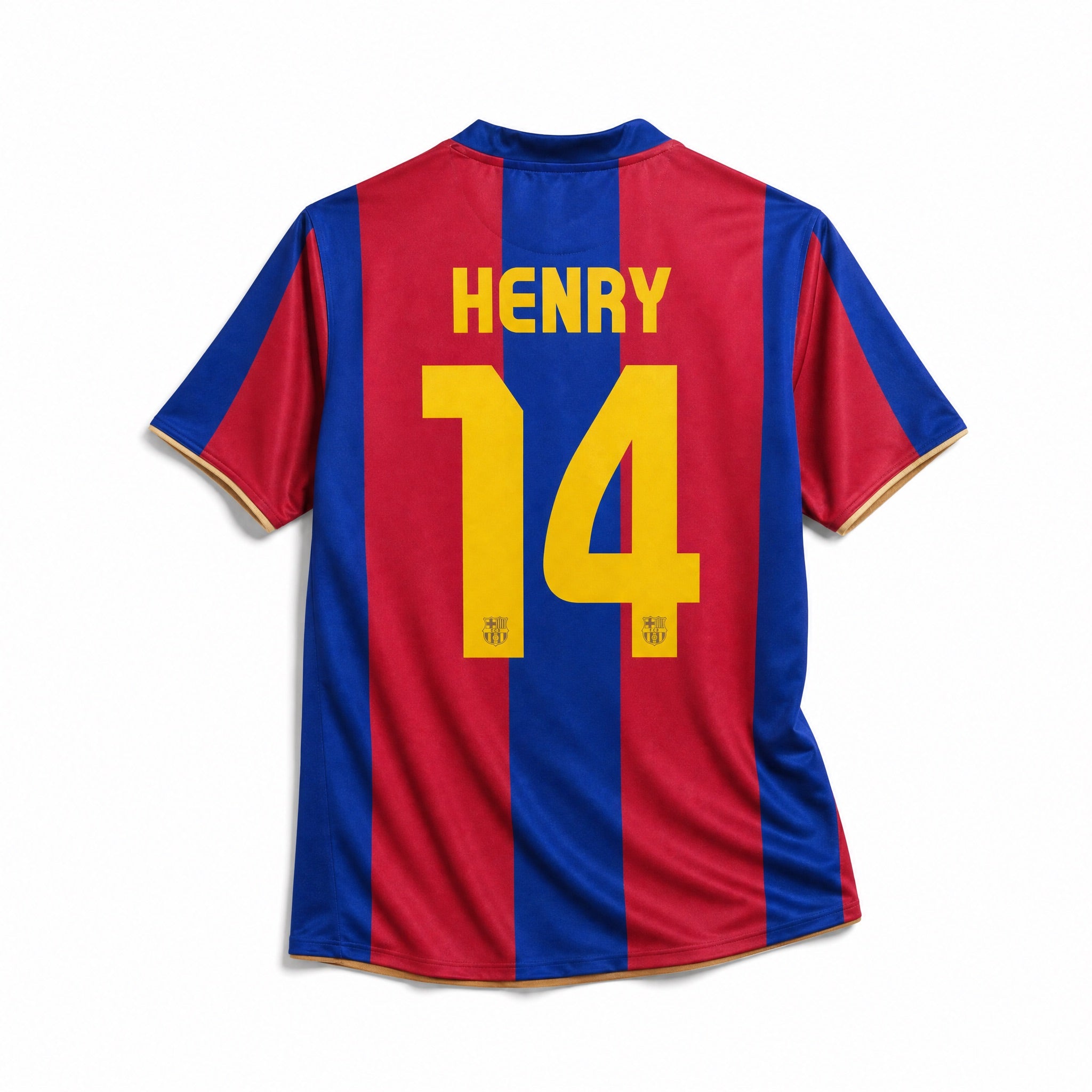 Maglia Thierry Henry Barcellona Home 2007/08 numero 14 vista posteriore