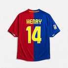 Maglia Thierry Henry Barcellona Home 2008/09 numero 14 vista posteriore