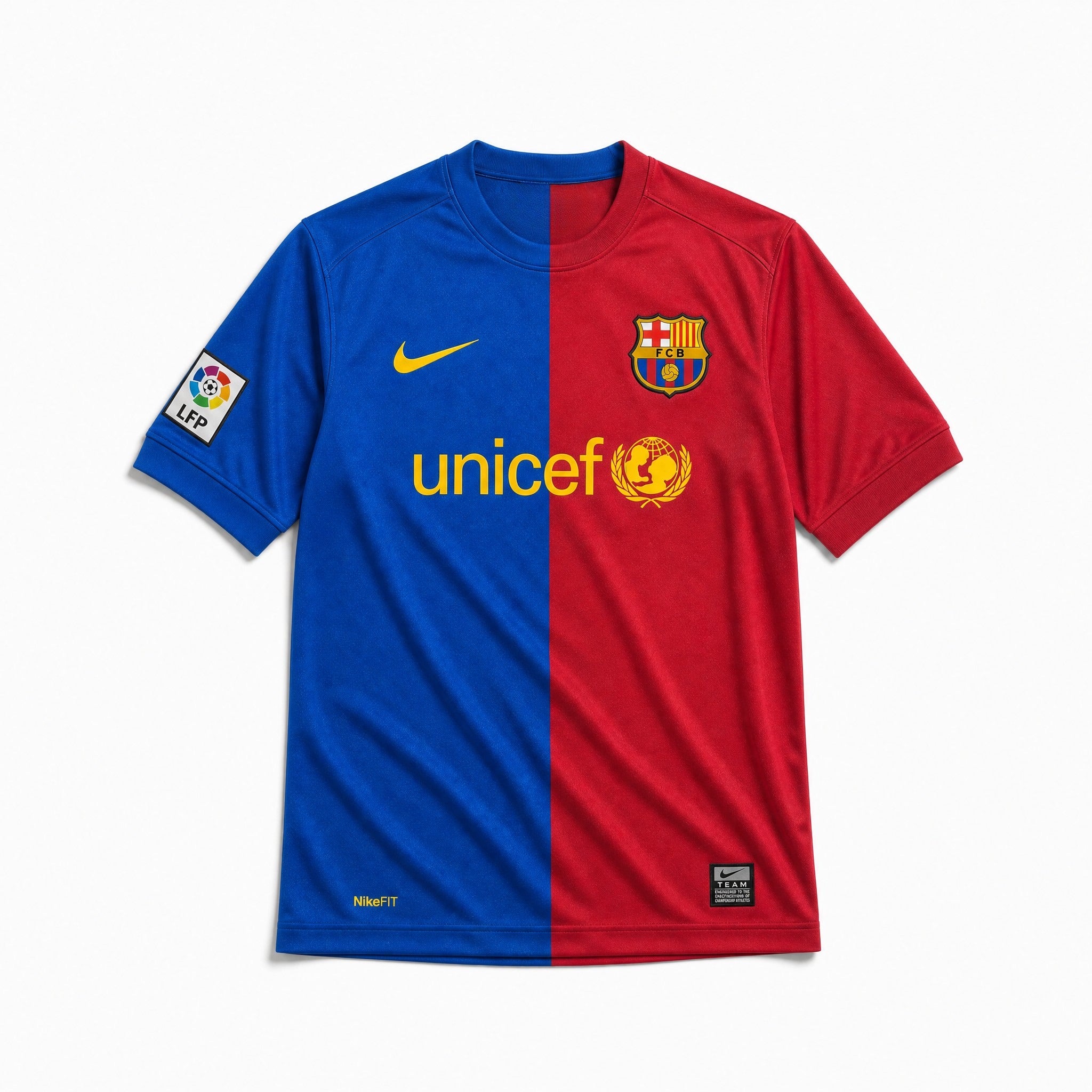 Maglia Henry Barcellona Home 2008/09 con strisce verticali blu e rosse