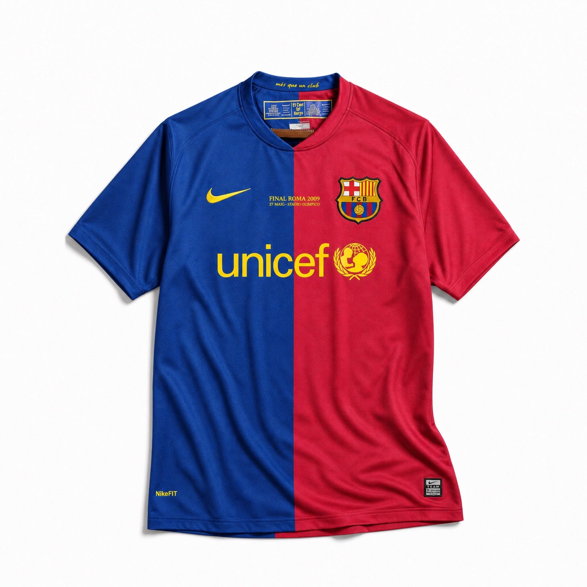Maglia Henry Barcellona Home 2008/09 con strisce verticali blu e rosse
