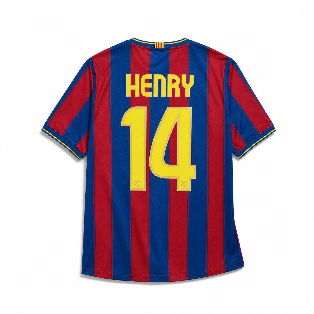 Maglia Barcellona home 2009/10 vintage numero 14 vista posteriore
