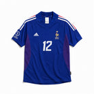 Maglia Francia home 2002 blu vista frontale