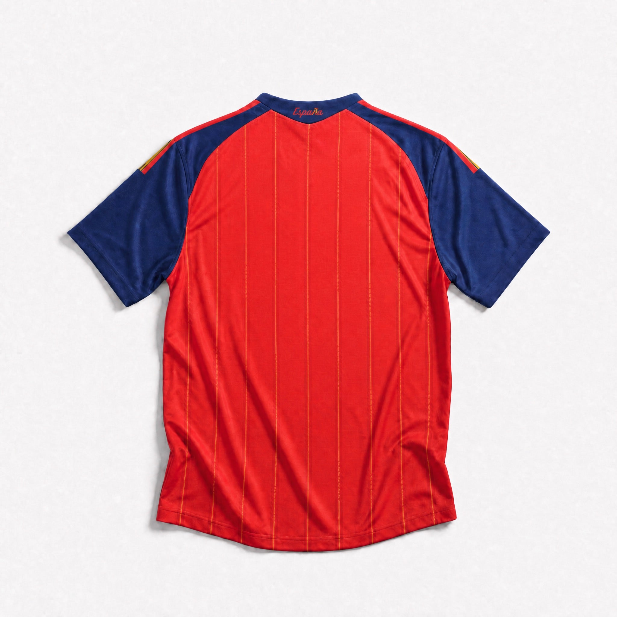 Dettaglio maglia Spagna 2026 Yamal numero 19 retro jersey calcio