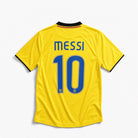 Maglia Messi Barcellona Away 2008/09 gialla numero sul retro
