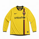 Maglia Barcellona 2008/09 away maniche lunghe vista frontale
