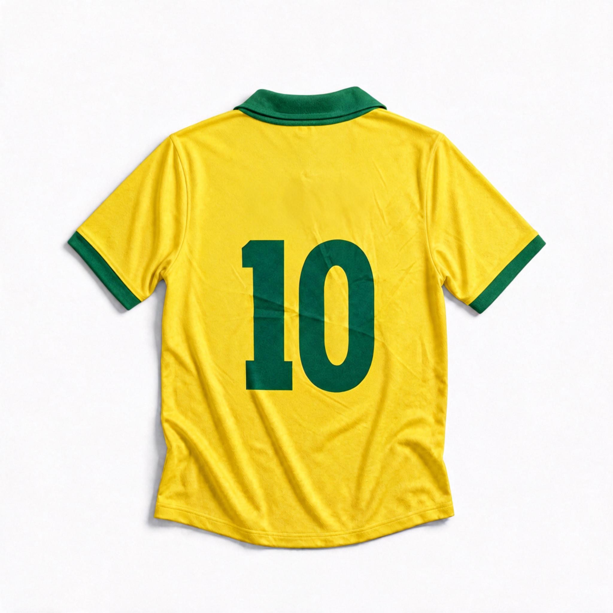 Maglia Brasile home 1958 vintage numero 10 vista posteriore
