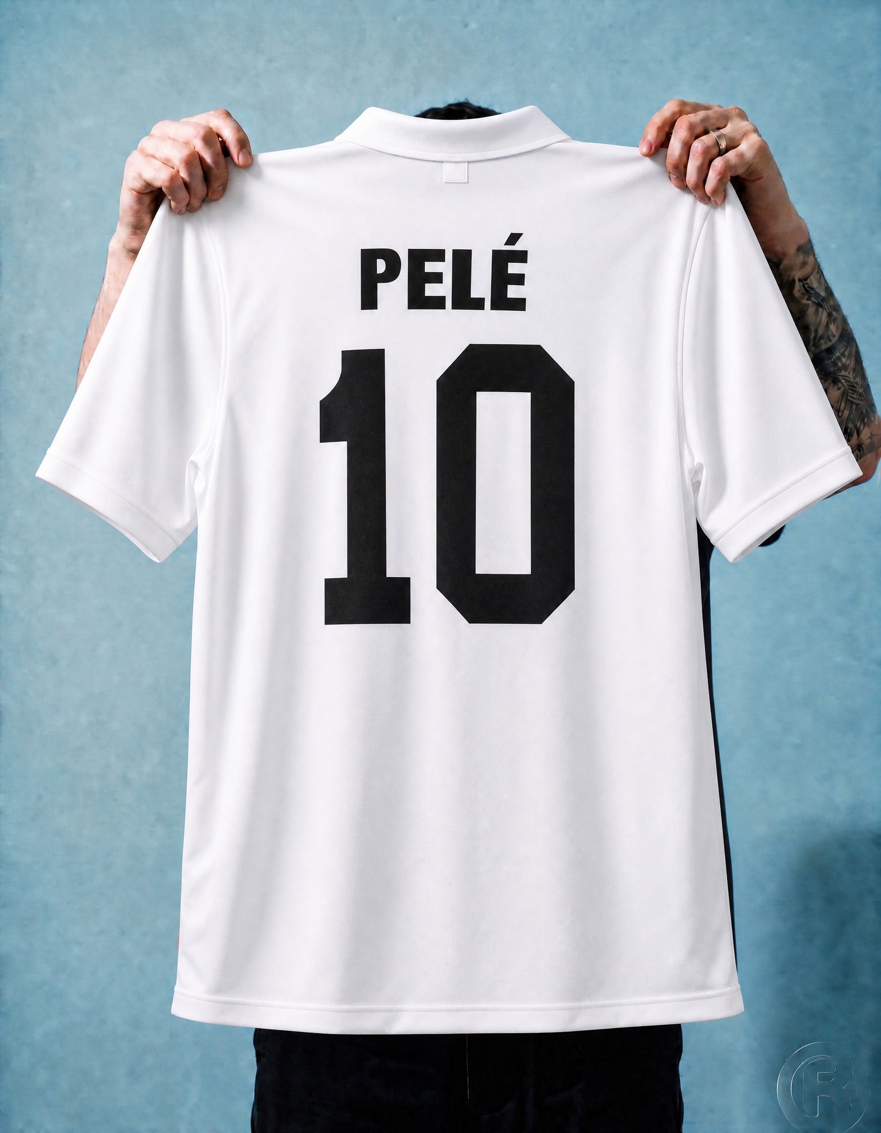 Maglia Santos Home 1970 con nome Pelé e numero 10