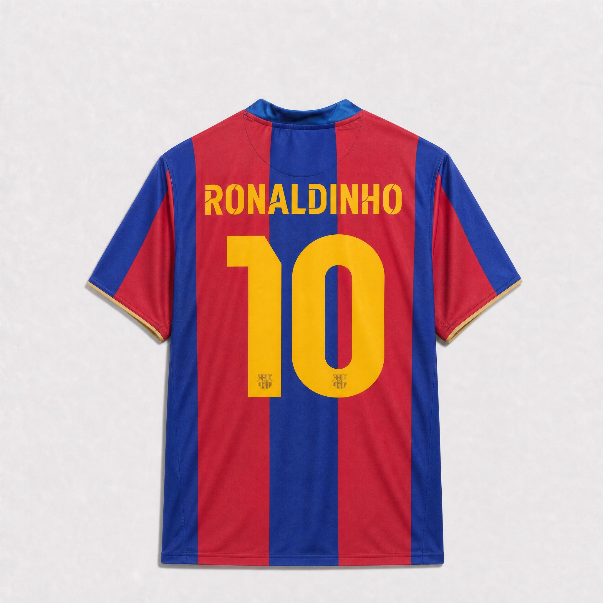 Maglia Barcellona Home 2007/08 Ronaldinho numero 10 retro blaugrana
