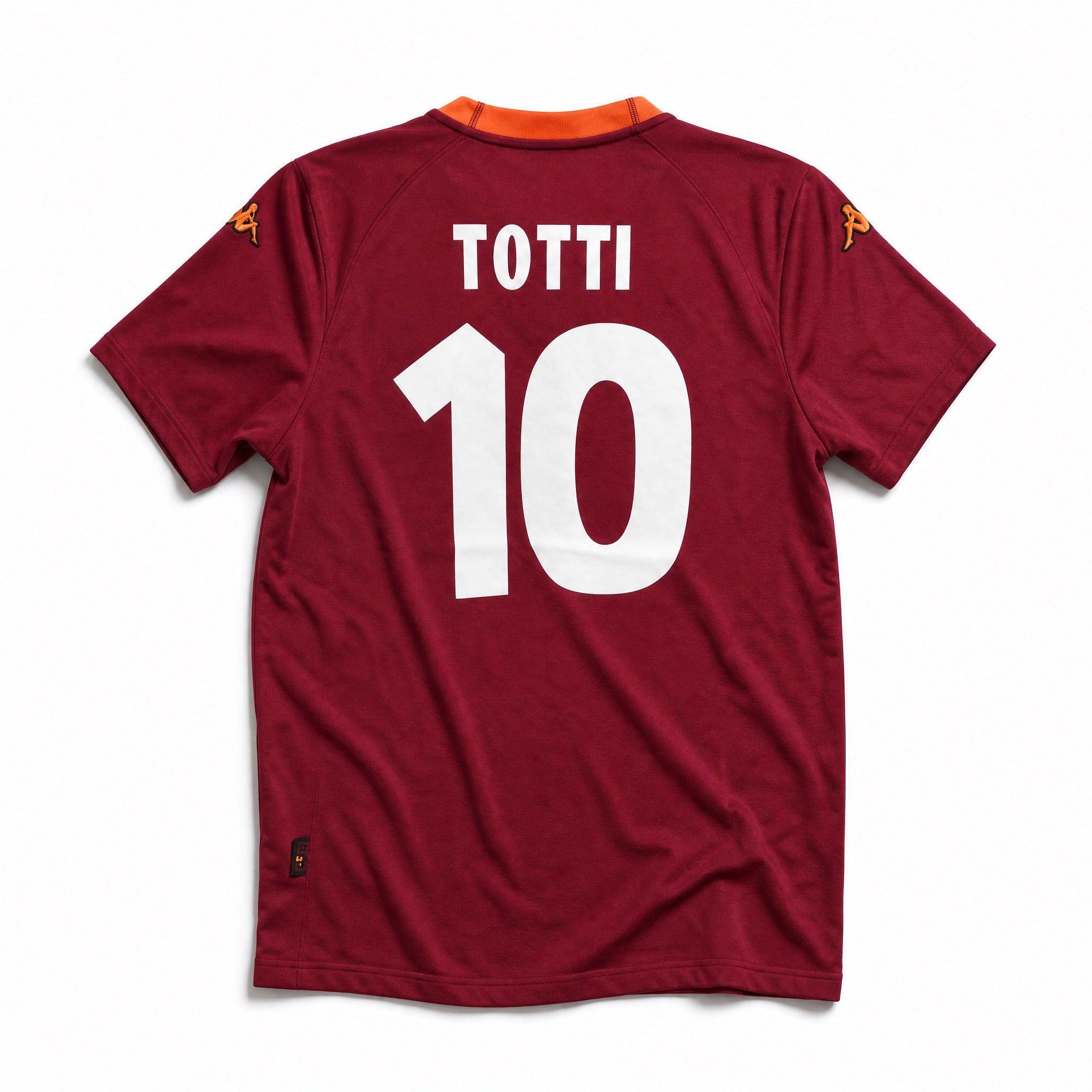 Maglia Totti Roma Home 2000/01 vista frontale con numero 10