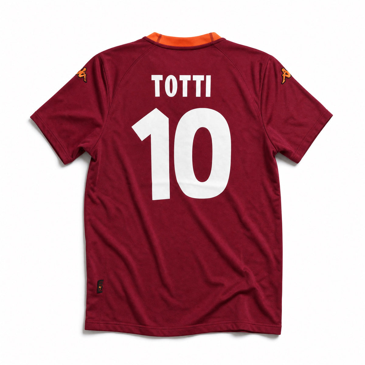 Maglia Totti Roma Home 2000/01 vista frontale con numero 10
