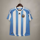 Maglia Argentina 2010 vista frontale strisce bianche azzurre