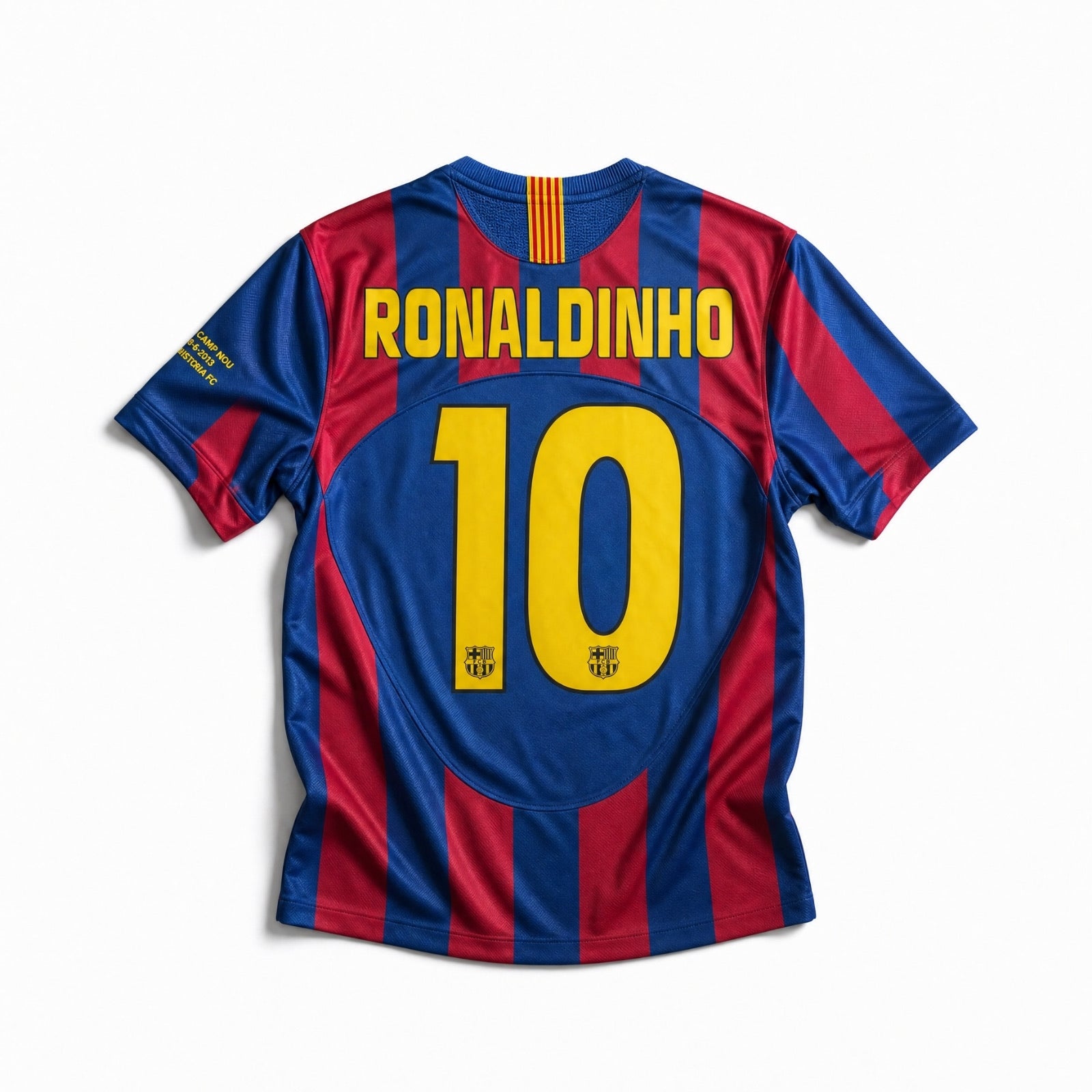 Maglia Barcellona Home 2005/06 Ronaldinho numero 10 retro blaugrana Champions League

