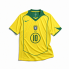 Maglia Brasile 2004 Home vista frontale con stemma nazionale
