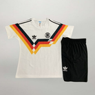 Maglia Germania Home 1990 bambino bianca Adidas con grafica nero rosso gialla