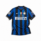 Maglia Inter 2009/10 home finale Champions League nerazzurra vista frontale
