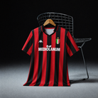 Maglia Maldini AC Milan Home 1988/89 dettaglio design e colori rossoneri.