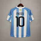 Maglia Messi Argentina Home 2010 numero 10 strisce bianche azzurre retro