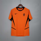 Maglia Olanda 2002 home arancione vista frontale con logo
