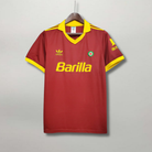 Maglia Roma Home 1991/92 rossa Adidas con sponsor Barilla e dettagli gialli