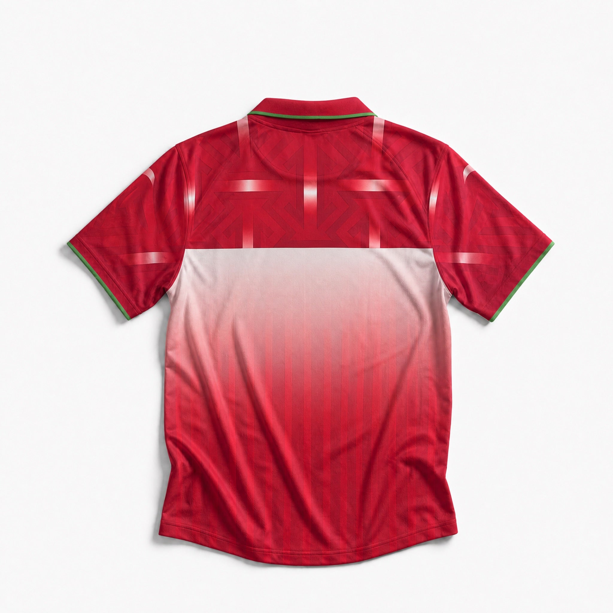 Retro della Maglia Home Marocco 1994 World Cup con sfumatura rossa.