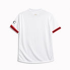 Maglia Milan 2026/27 away vista posteriore dettaglio tessuto bianco
