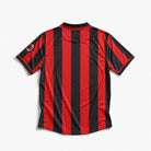 Colletto classico maglia Milan anni 90 design retro calcio italiano